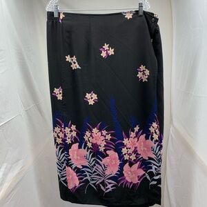 Vintage Women's Sag Habor Floral Skirt sz 18